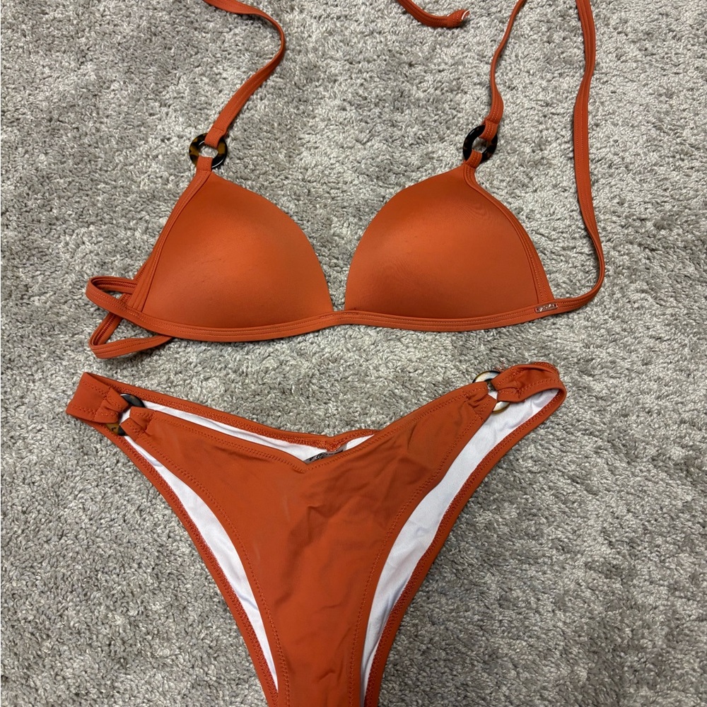 Victoria’s Secret pink Women's Orange Bikini Set